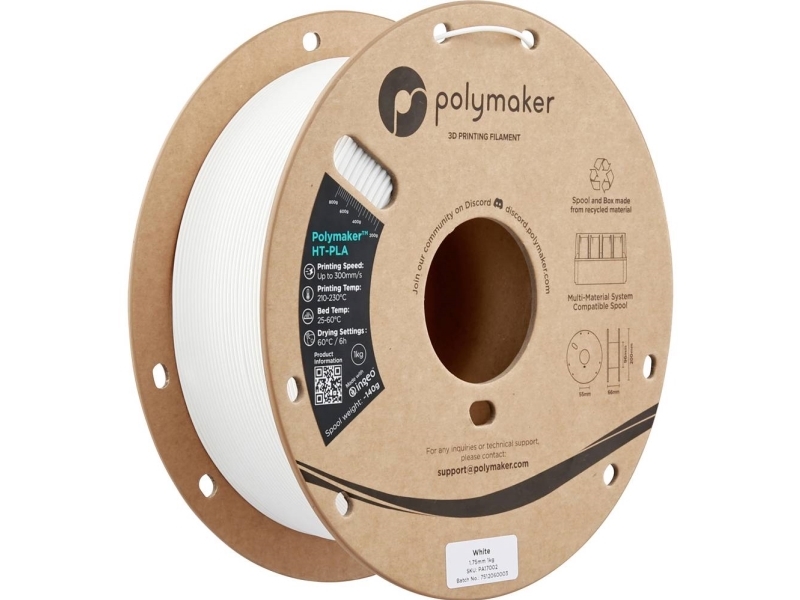 Polymaker Ht-Pla 1,75Mm 1Kg - Weiß