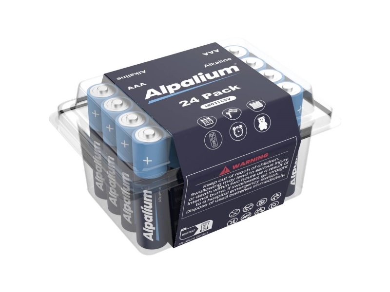 Alpalium AAA-paristo Alkali-mangaani 1,5 V 24 kpl