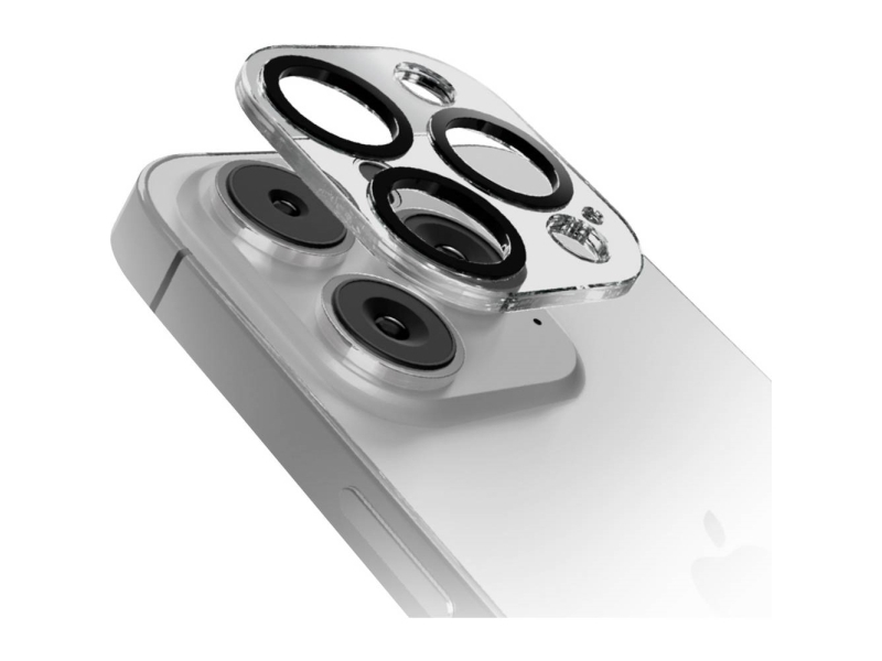 Sbs Ted3ocamglip15p, Apple, Iphone 15 Pro, Iphone 15 Pro Max, Slagbestandig, Stødresistent, Sort, Transparent, 1 Stk