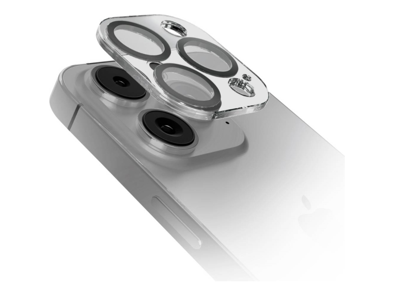 Sbs Ted3ocamglip16p, Apple, Iphone 16 Pro, Iphone 15 Pro Max, Slagbestandig, Stødresistent, Sort, Transparent, 1 Stk