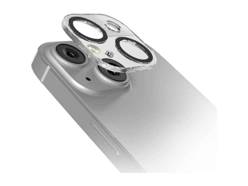 Sbs Ted3ocamglip15, Apple, Iphone 15, Iphone 15 Plus, Slagbestandig, Stødresistent, Sort, Transparent, 1 Stk