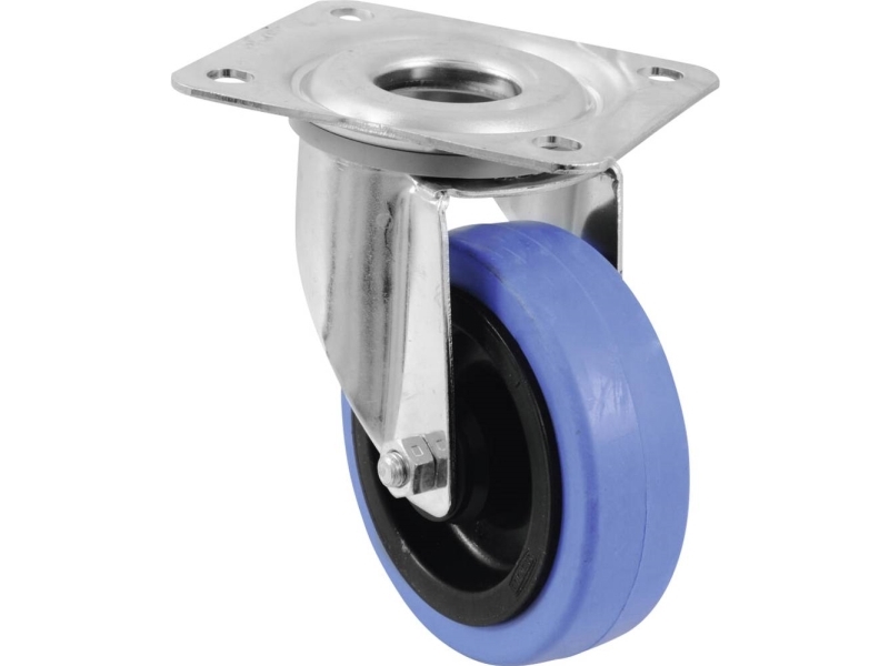 Roadinger Lenkrolle 100Mm Blue Wheel Hellblau (30004005)