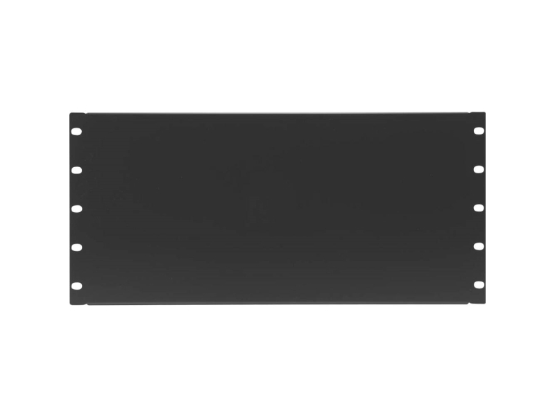 Omnitronic Frontplatte Z-19U, Stahl, Schwarz 5He (30100470)