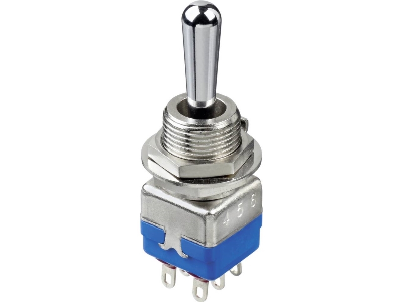 Apem 12144-2Rad2k Wippschalter 12000 Serie 3 X Ein/Ein/Ein Taster 1 St.