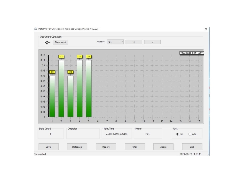 Sauter Dataoverførsels-Software