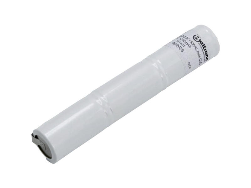 Beltrona BEL3DSC1500HSCLG hätävaloakku, korkea lämpötilan sietokyky, U-Tab 3,6 V 1500 mAh
