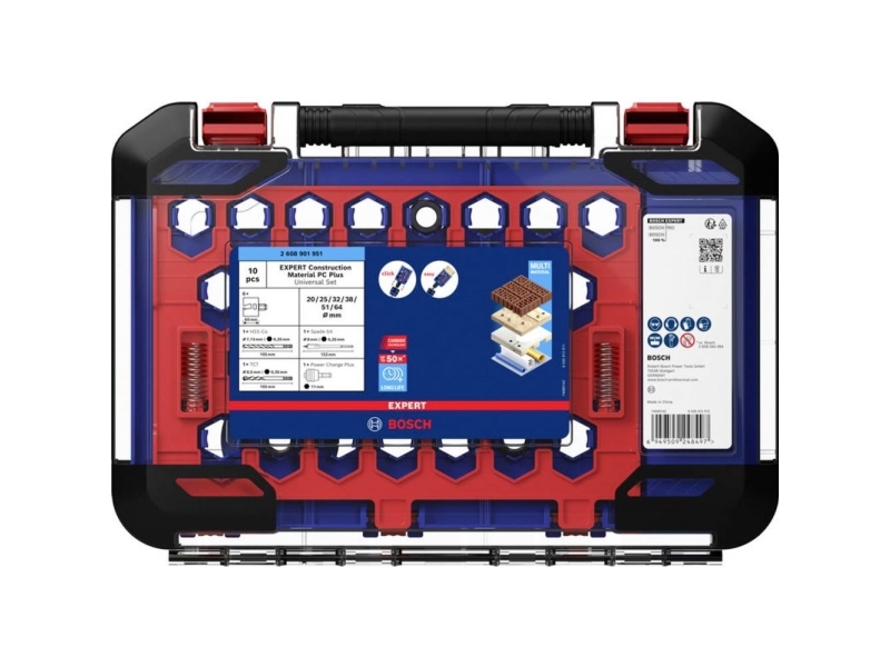 Bosch 10-Dalių Karūnėlių Kompl Construction Material
