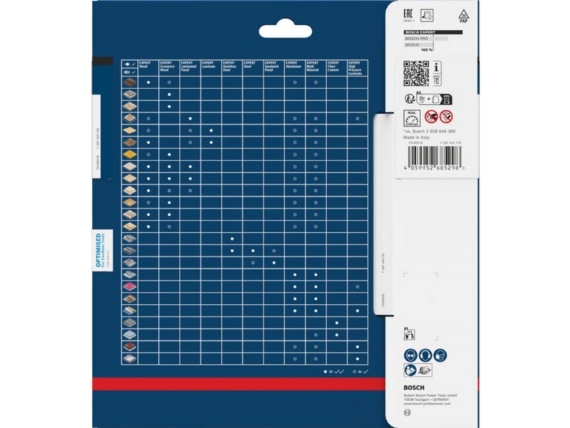Bosch Accessories 2608902201 Kreissägeblatt 190 X 30,0 X 1,2 Mm Zähne Pro Zoll: 4 1 Stk