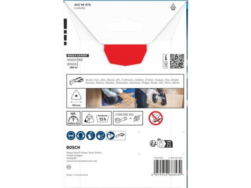 Bosch Schleifplatte Rbe - 1Er Avz 90 Rt6