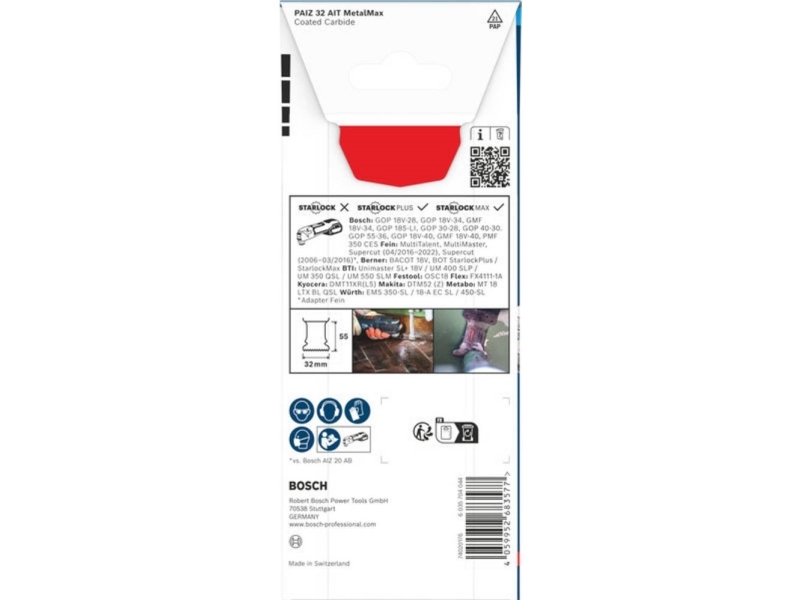 Bosch Accessories 2608902068 karbid multiverktøyskiver 1 stk