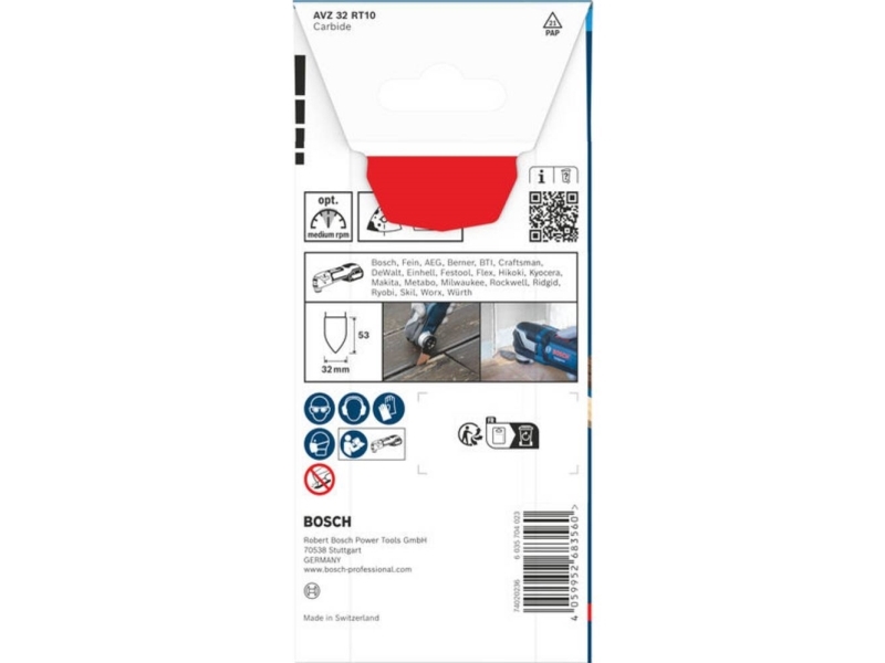 Bosch Zubehör 2608902067 Carbide-Riff Multitool-Sägeblätter 1 Stk