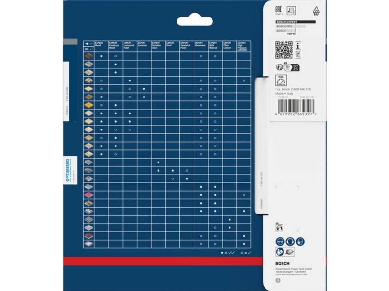 Bosch Accessories 2608902211 Kreissägeblatt 190 X 30,0 X 1 Mm 24 Zähne/Zoll (1 Stk.)