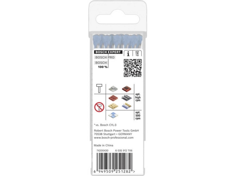 Bosch Accessories 2608902283 Multibor 5,5 Mm Gesamtlänge 100 Mm 10 Stk.