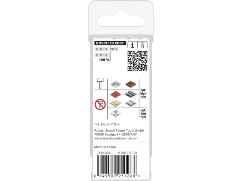 Bosch Accessories Multibor 2608902281 4 Mm, Gesamtlänge 90 Mm, 10 St.