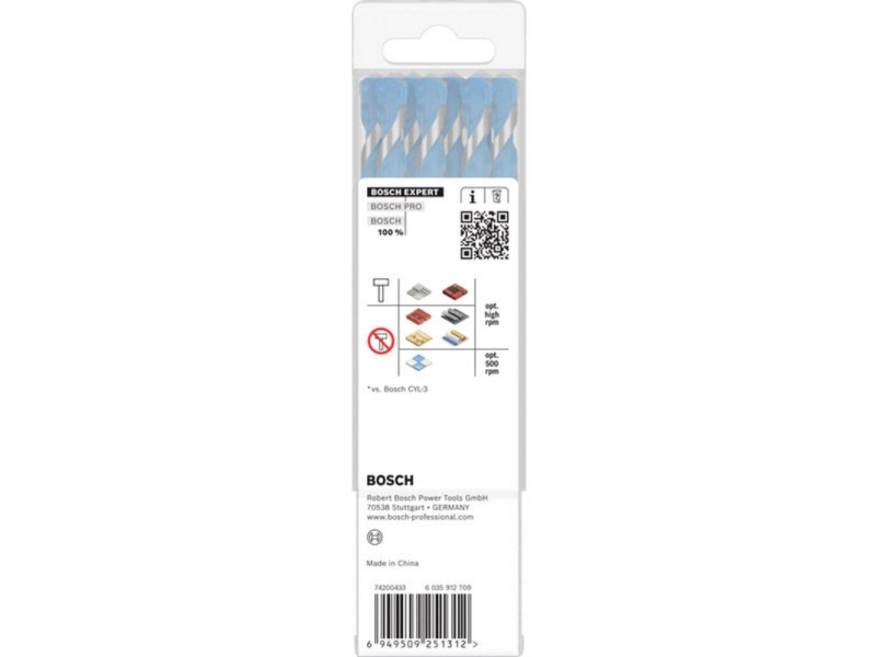 Bosch Multibor Bohrer 2608902286 8 Mm Gesamtlänge 150 Mm (10 St.)