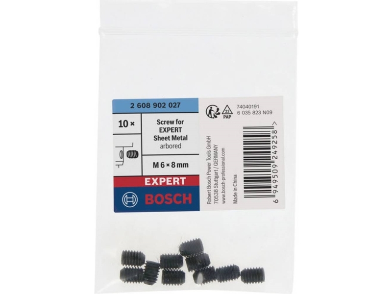 Bosch Accessories 2608902027 2608902027 Skrue til hulsav 6 mm 10 stk