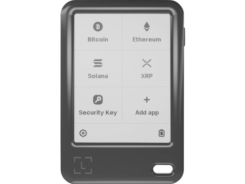 Ledger Nano Gen5 Black + Recovery Key Hardware Wallet Sort 1 stk NANOG5-RK-ESDEPTIT