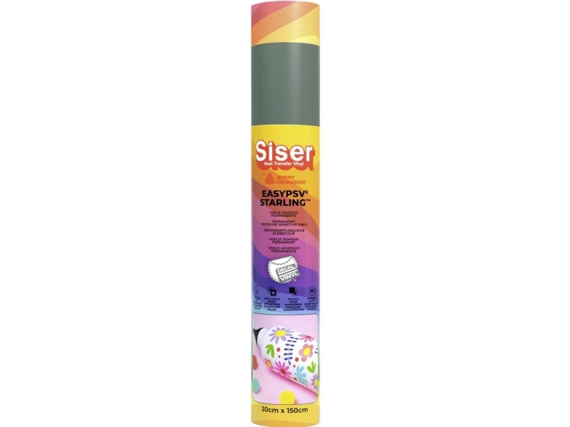 Siser Selbstklebende Folie, Schnittbreite 30 Cm, Graphit