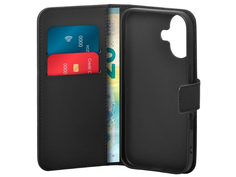 Sbs Puipc1661bookc8blk, Tegnebogsetui, Apple, Iphone 16, 15,5 Cm (6.1"), Sort