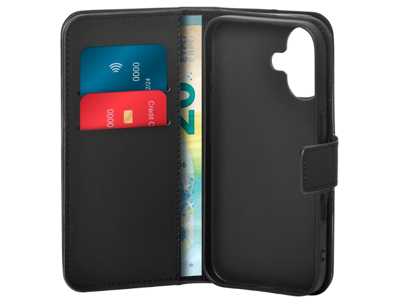 Sbs Puipc1667bookc8blk, Tegnebogsetui, Apple, Iphone 16 Plus, 17 Cm (6.7"), Sort