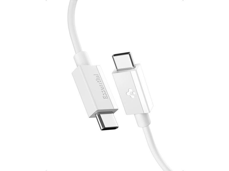 Spigen Aca08719, 2 M, Usb C, Usb C, Usb 2.0, 0,48 Gbit/S, Weiß