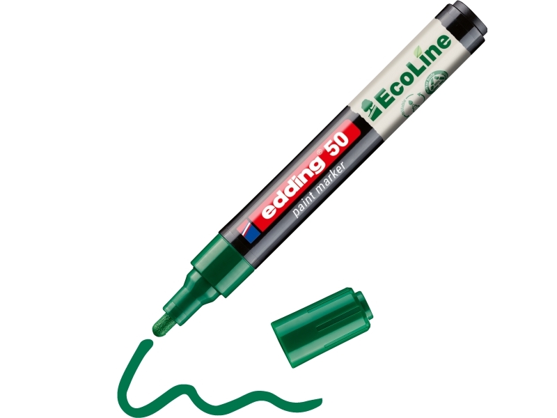 Edding 50 Ecoline, Grøn, Grøn, 2 Mm, 4 Mm, 15 Mm, 140 Mm