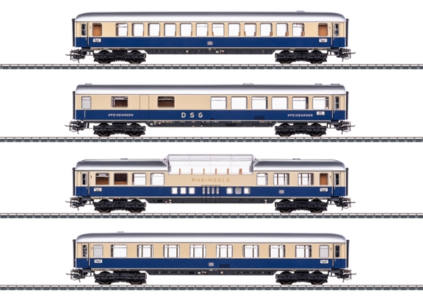 Märklin 40852, HO (1:87), 15 År, Blå, Beige, 4 stk