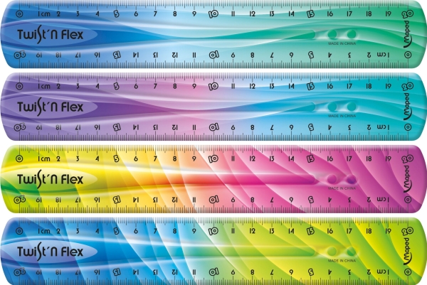 Maped 279215, Skrivbordslinjal, Plast, Blandade färger, 200 mm | Skrivredskap - Skrivtillbehör - Linjaler & målare | GameStuff