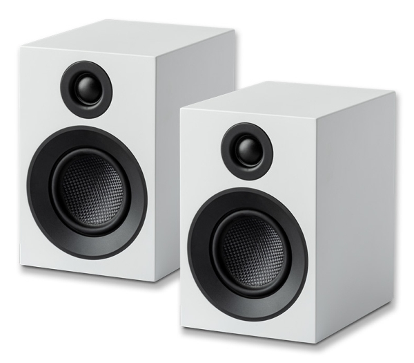 Pro-Ject Speaker Box 3 E Carbon, 2-vejs, 2.0 kanaler, Ledningsført, 100 W, 83 - 20000 Hz, Hvid