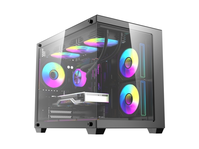 Darkflash B275 Pro Computer Case (Juodas) + 6 Fans