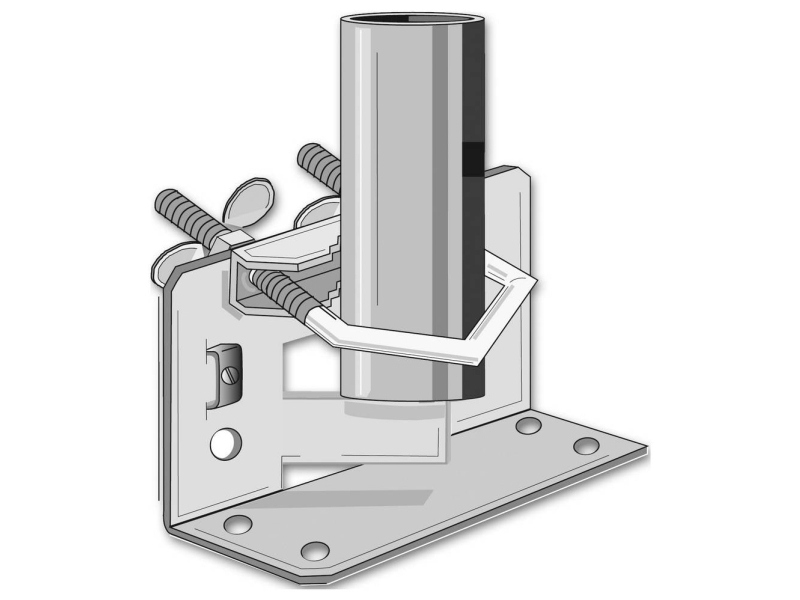 Mastfuß Für Masten Bis 60 Mm