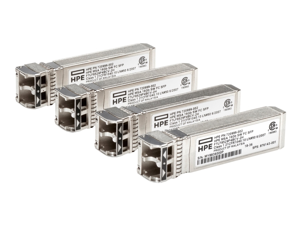 Msa 32Gb Sfp+ Short Wave Fibre Channel 4-Pack Transceiver Option Bdl