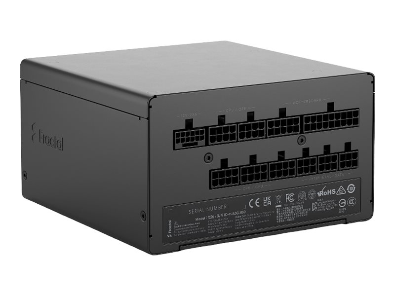 Fractal Design Ion Gold 3 750W Fd-P-Ia3g-750-Eu Netzteil – 750 Watt – 80 Plus Gold – Vollmodular – Schwarz