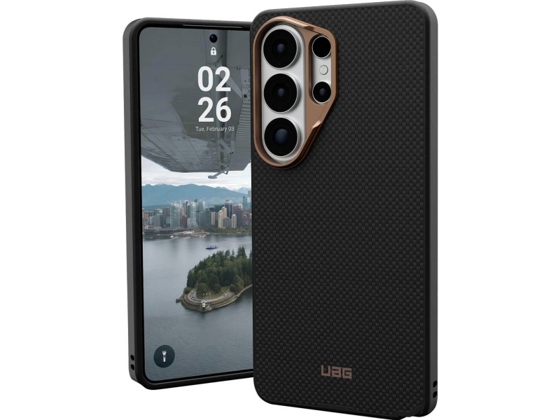Uag Urban Armor Gear Fibr Armr Case Mit Magnet-Modul | Samsung Galaxy S26 Ultra | Schwarz/Bronze | 214545114085 (214545114085)