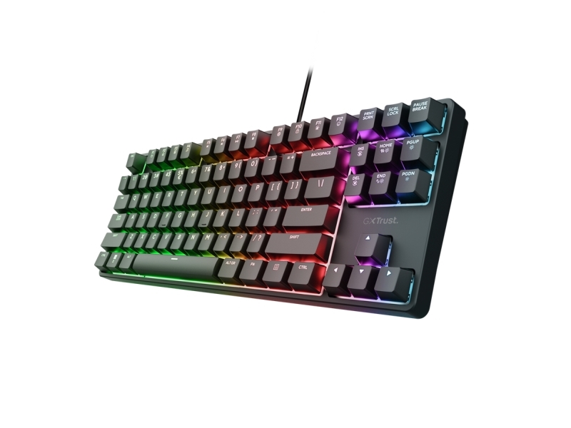Trust Gxt 864 Cada Tkl Mechaninė Laidinė Žaidimų Klaviatūra | Juoda