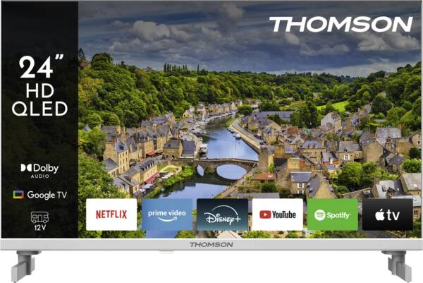 Thomson 24Hqg3s15cw, 61 Cm (24"), 1366 X 768 Pixel, Led, Smart-Tv, Wlan, Weiß