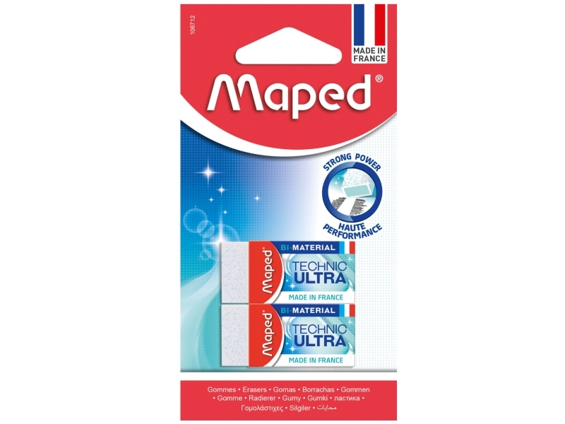 Maped 106712, Hvid, Grøn, 2 stk, Frankrig, Phthalat, PVC