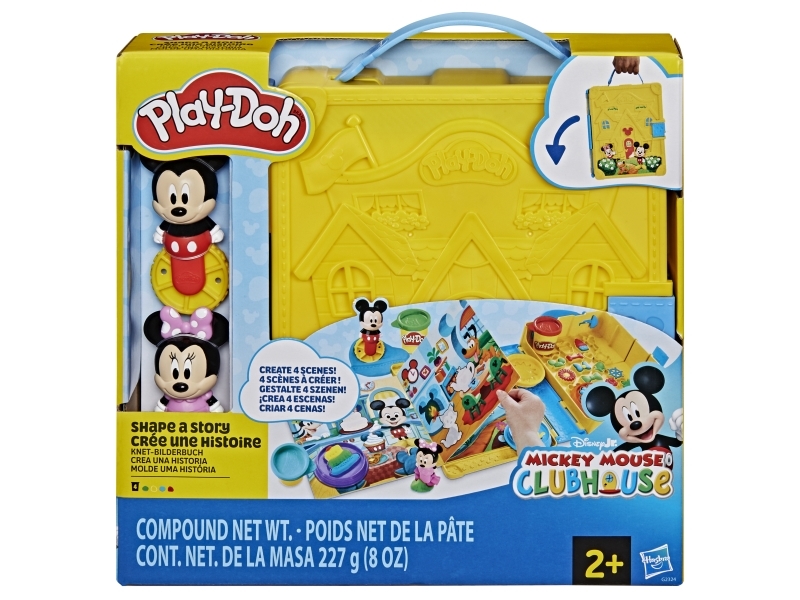Play-Doh Disney Jr Modellervoks Fortællesæt med Mickey og Minnie - 2+år