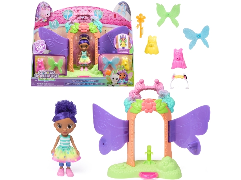 Gabbys Dollhouse Fairy Magic Reveal Playset | Datortillbehör - Kablar & adaptrar - Adaptrar | GameStuff