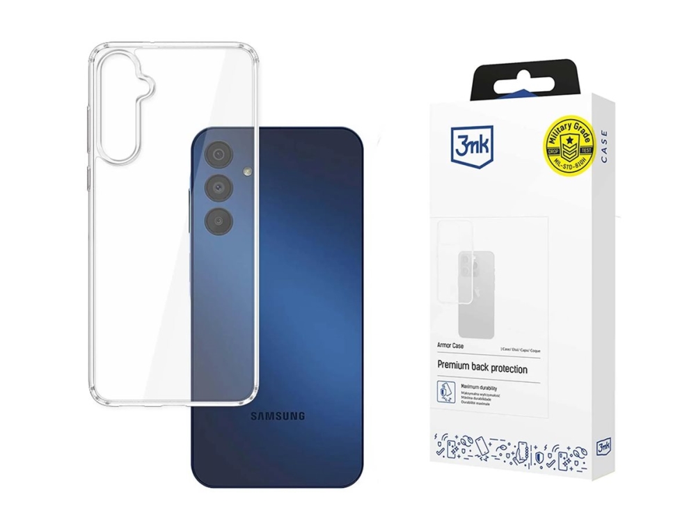 3Mk Armor, Cover, Samsung, Galaxy A16, 17 Cm (6.7"), Transparent
