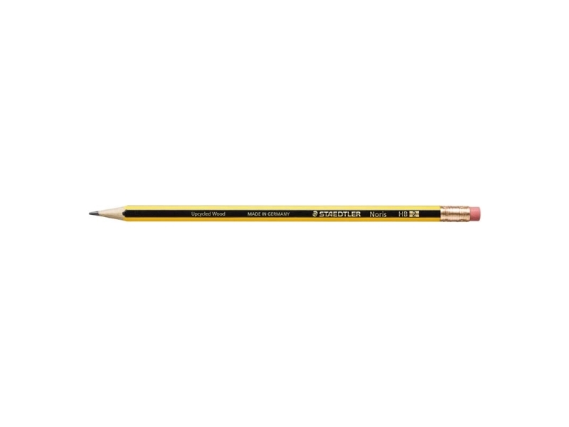 Blyanter Staedtler Noris 122 HB m/viskelæder (12 stk.)