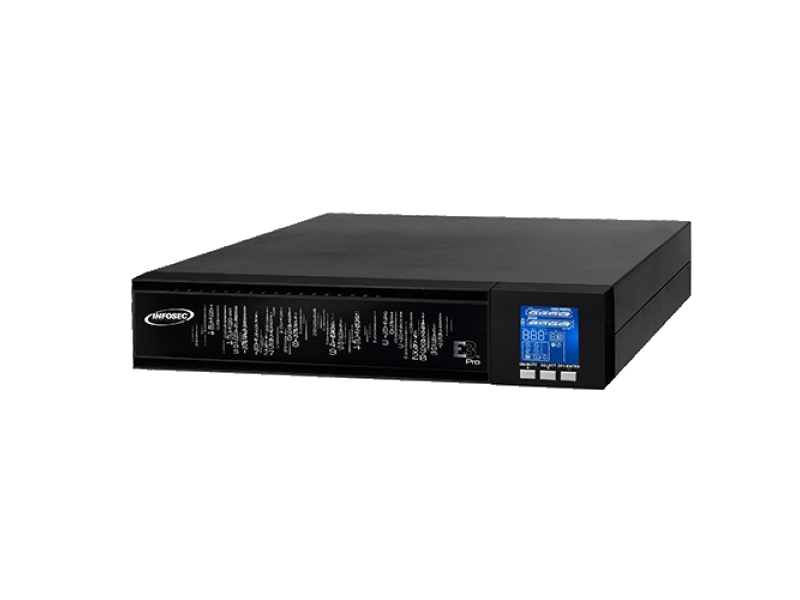 Infosec E3 Pro 3000 Rt, Dobbeltkonvertering (Online), 3 Kva, 2700 W, Sine, 90 V, 300 V