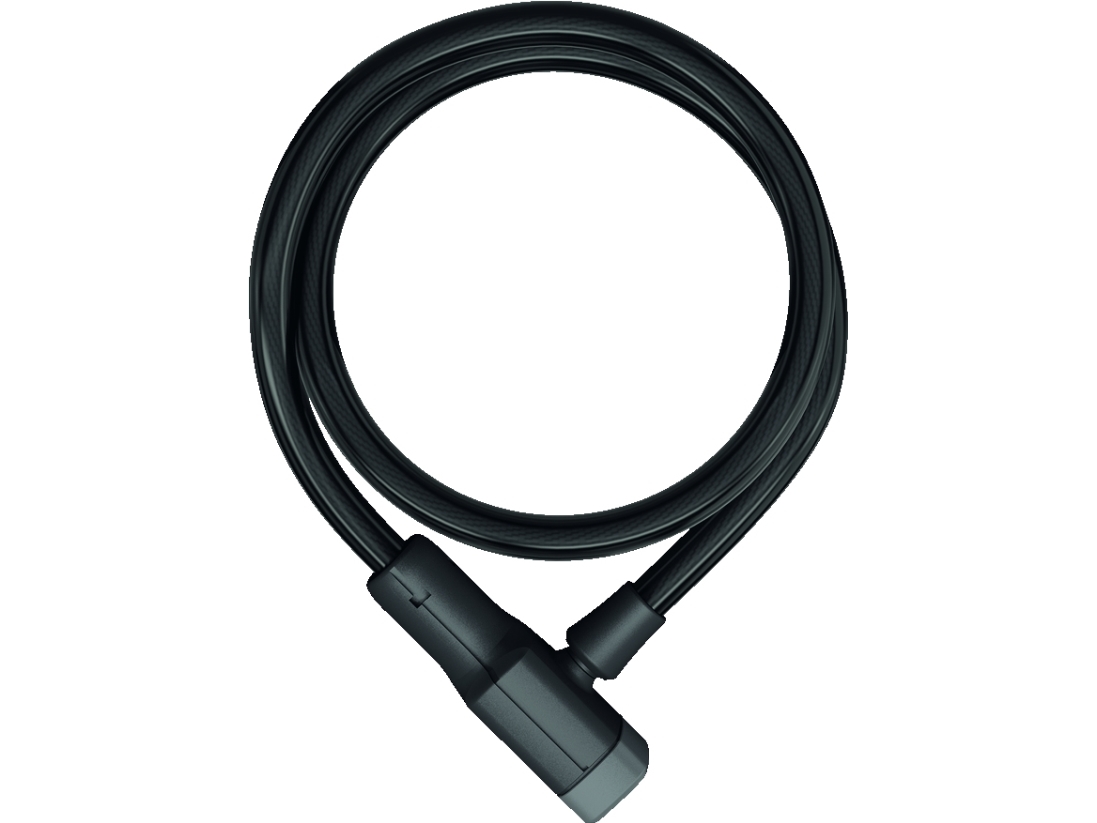Abus Racer 6412K, Kabelschloss, Schwarz, Schlüssel, 85 Cm, 1,2 Cm