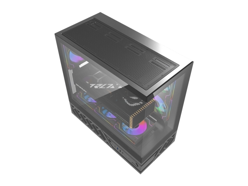Darkflash Ds950 Pc-Gehäuse (Schwarz) + 6 Lüfter