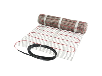 DEVImat 100T (100W/m²) lämmitysmatto 3,5 mm, 400W 4M² 0,5X8M 230V, itseliimautuva sekä kokonais- että mukavuuslämmitykseen