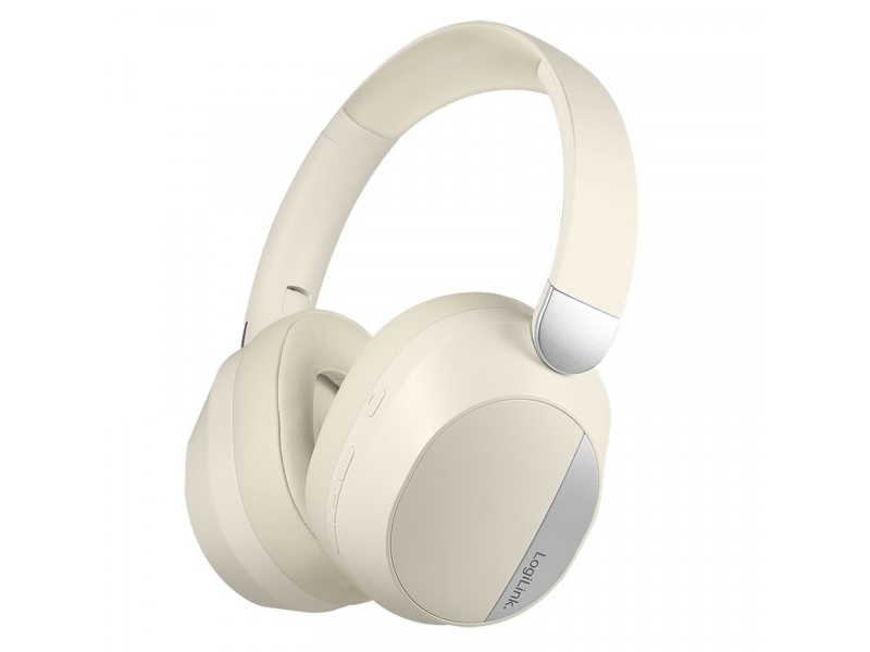 Logilink Bt0071c Over Ear Kopfhörer Bluetooth Creme (Bt0071c)