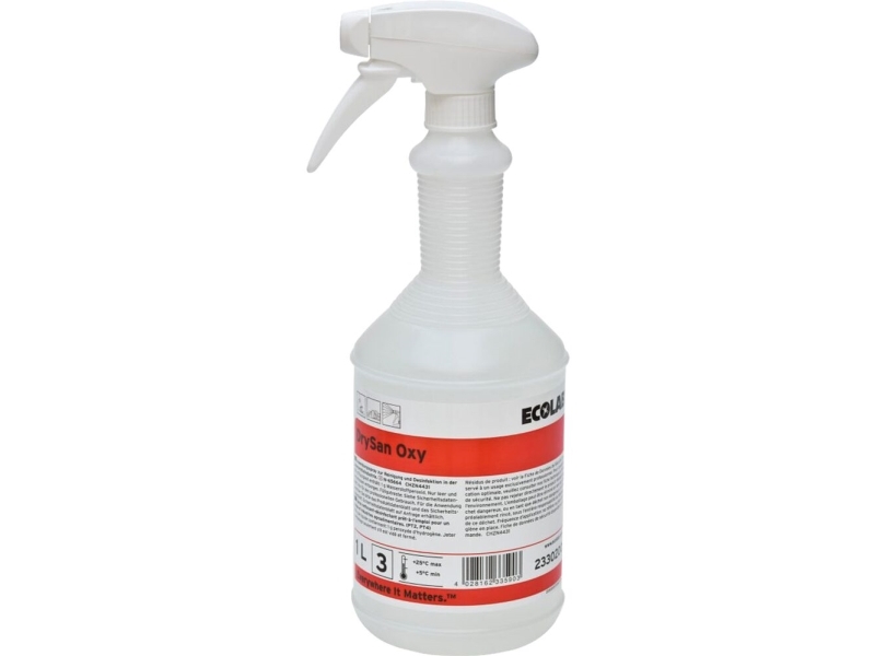 Desinfektion Drysan Oxy med hydrogenperoxid klar-til-brug 1 ltr,12 fl x 1ltr/krt