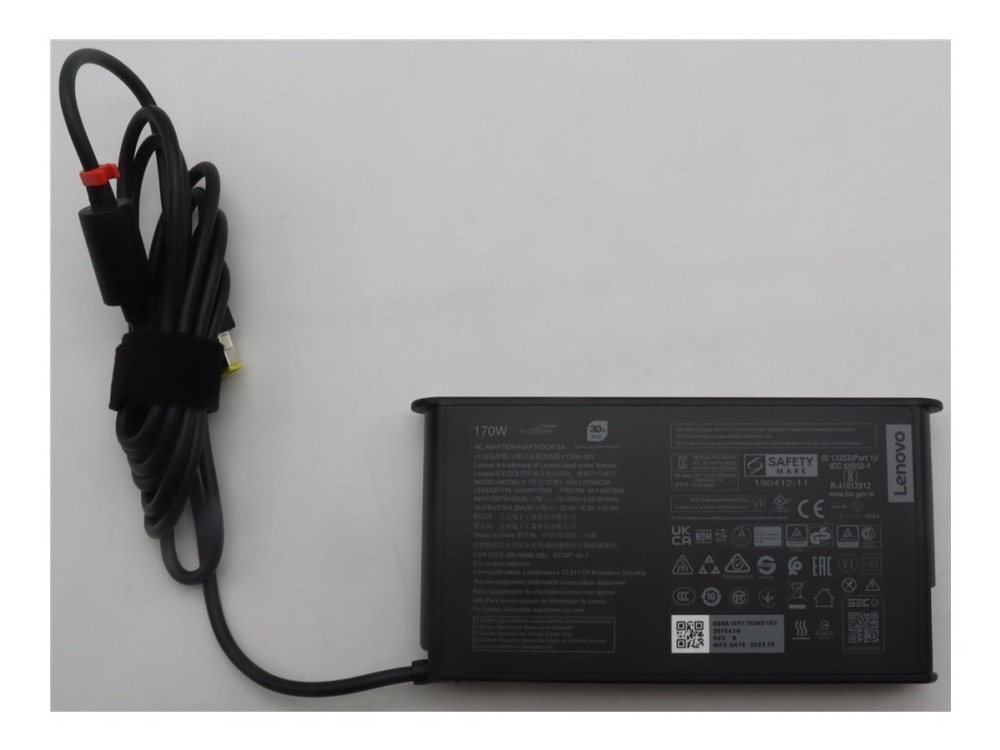 Lenovo - Strømforsyningsadapter - AC 100-240 V - 170 Watt - sort - FRU