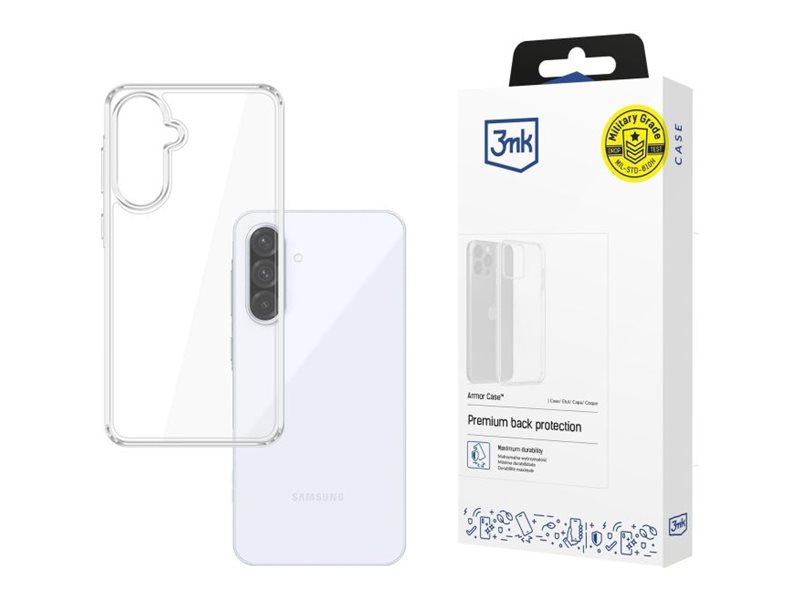 3Mk Armor Case - Beskyttelsescover Til Mobiltelefon - Termoplastisk Polyuretan (Tpu), Polycarbonat (Pc) - Gennemsigtig - For Samsung Galaxy A36, A56