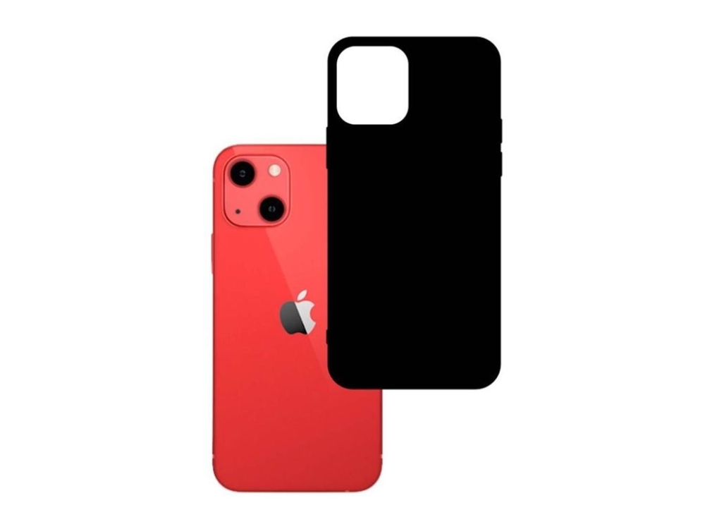 3Mk Matt Case, Mantelhülle, Apple, Iphone 13, 15,5 Cm (6.1"), Schwarz